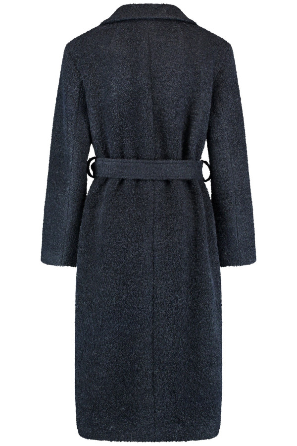 Пальто двубортное из шерсти