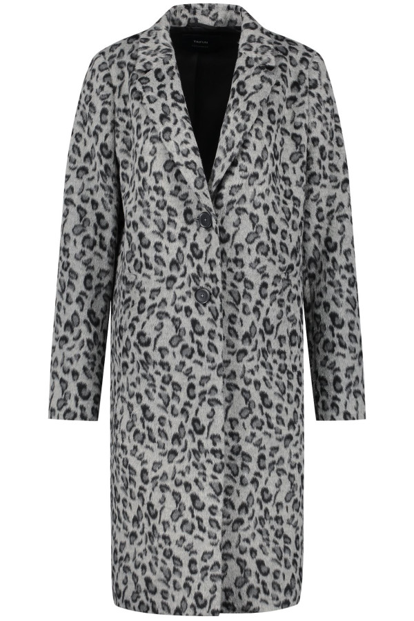 Пальто в анималистичном принте