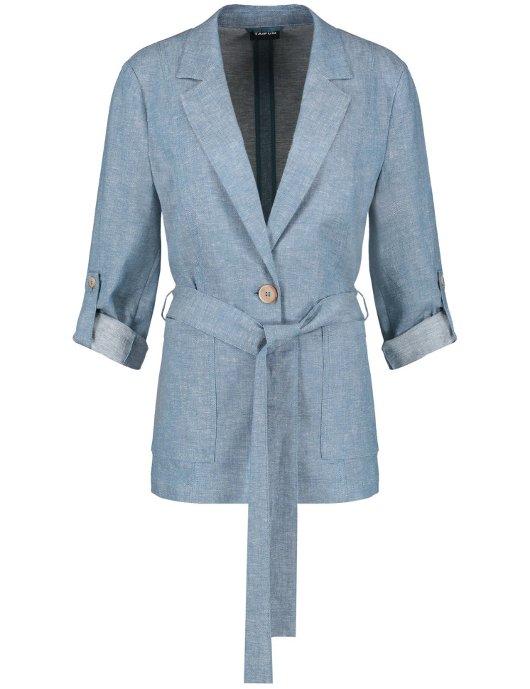 Жакет вискозы и льна