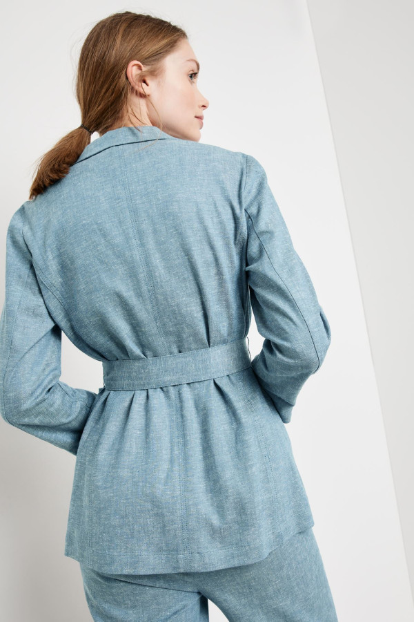 Жакет вискозы и льна