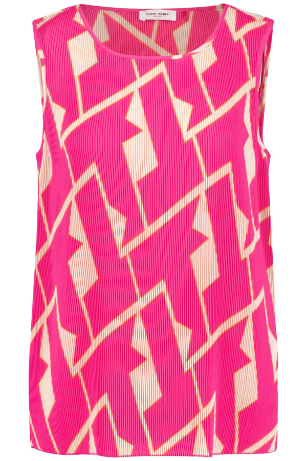 Топ из плиссированной ткани