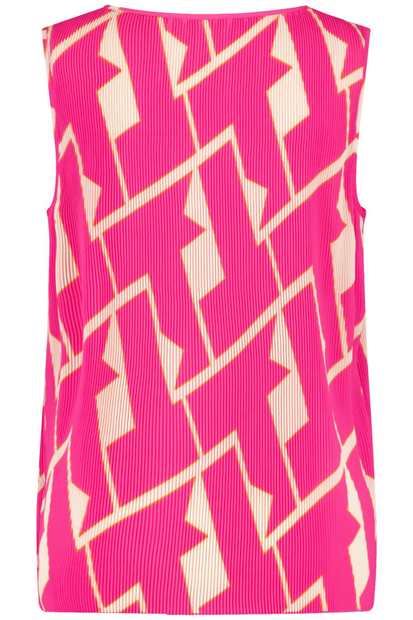 Топ из плиссированной ткани