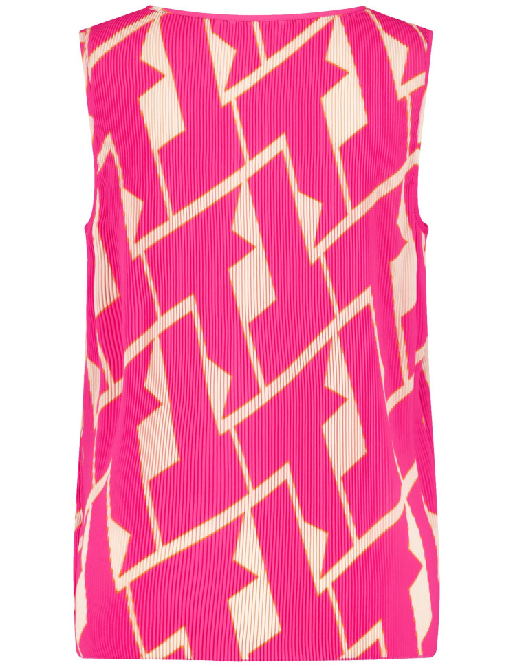 Топ из плиссированной ткани