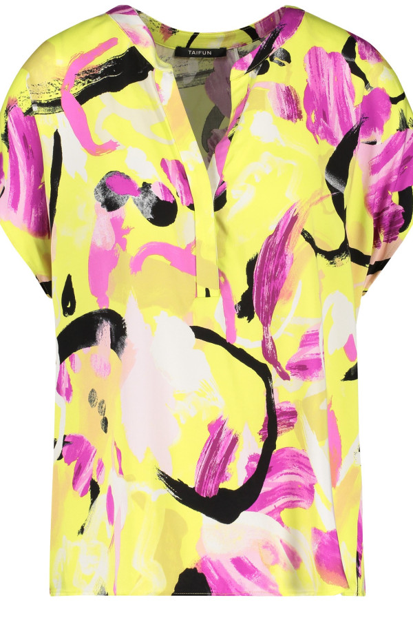 Блузка с короткими рукавами