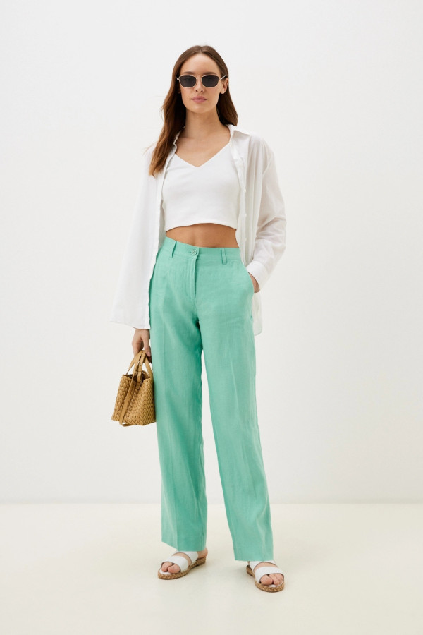 Брюки изо льна