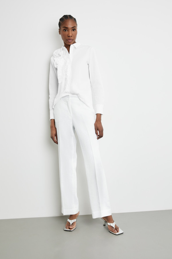 Брюки изо льна