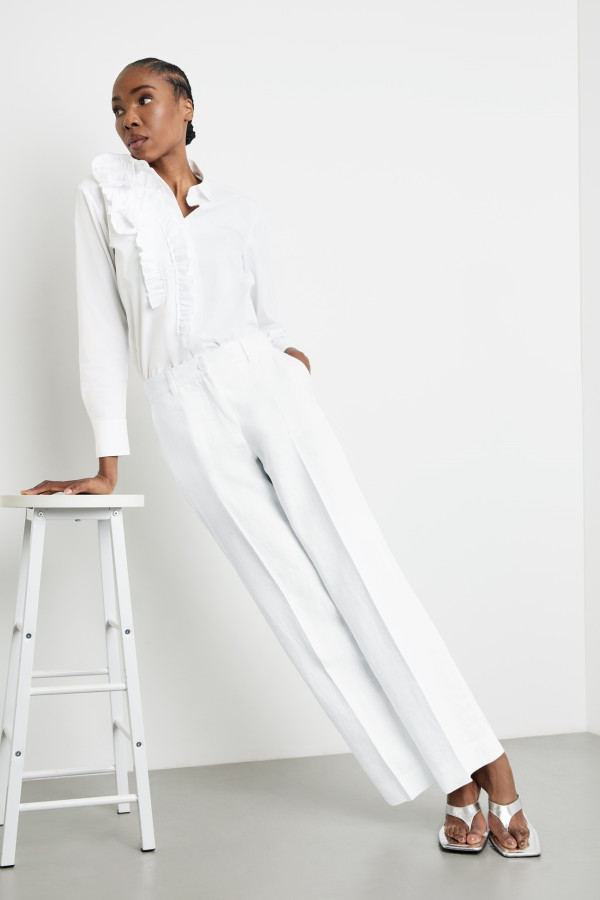 Брюки изо льна