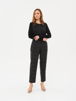 Брюки прямые в клетку