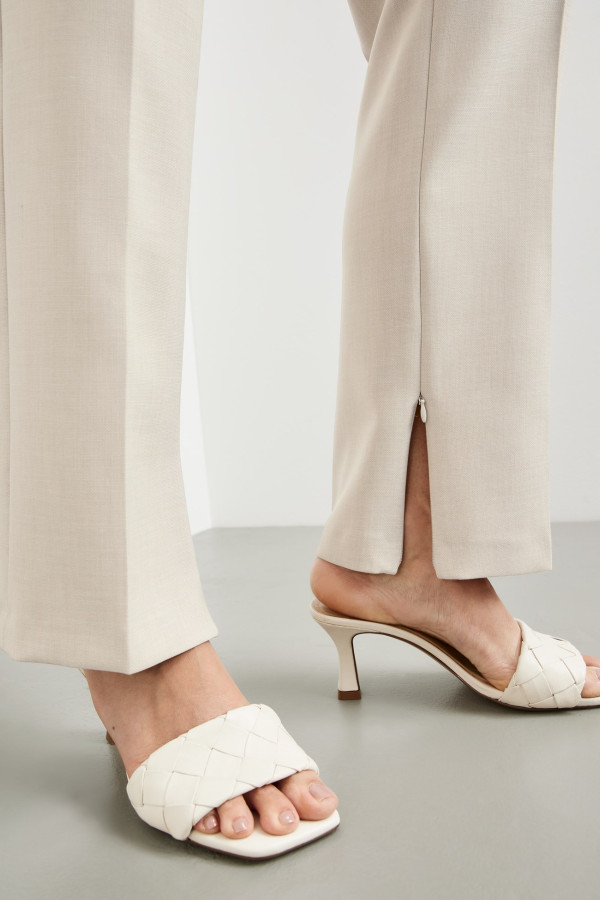 Брюки с молниями