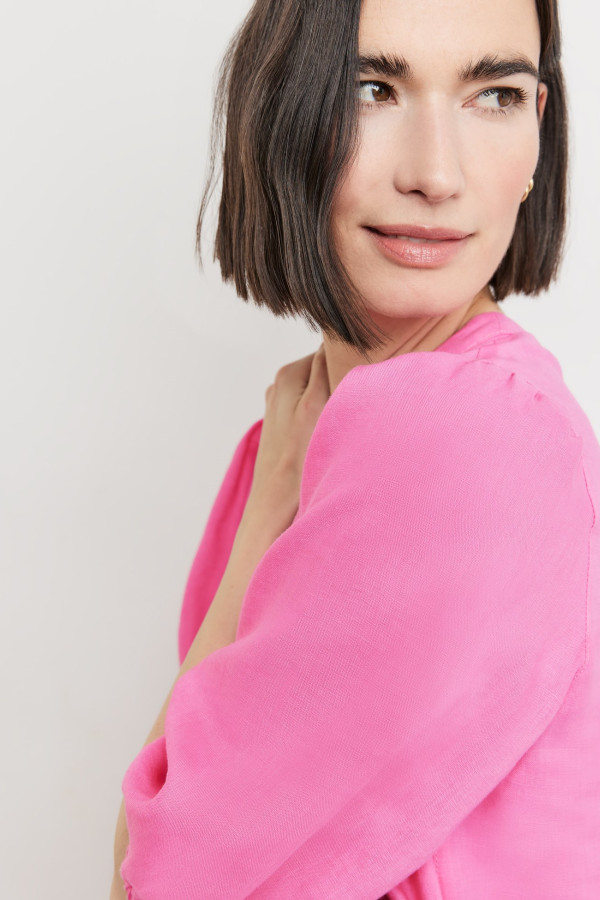 Платье изо льна