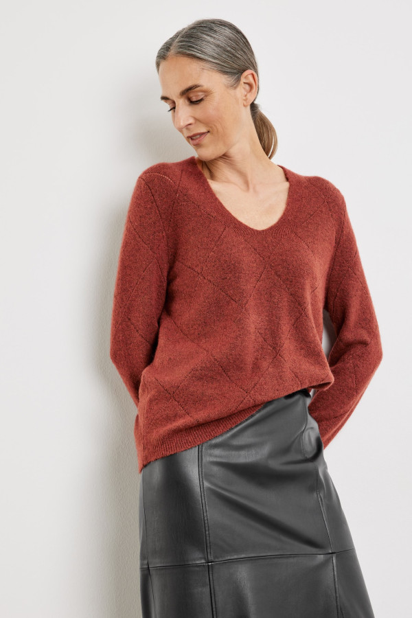 Джемпер с шерстью альпаки