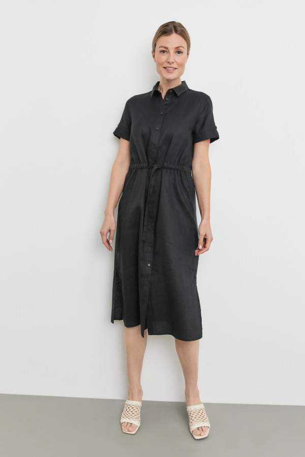 Платье изо льна