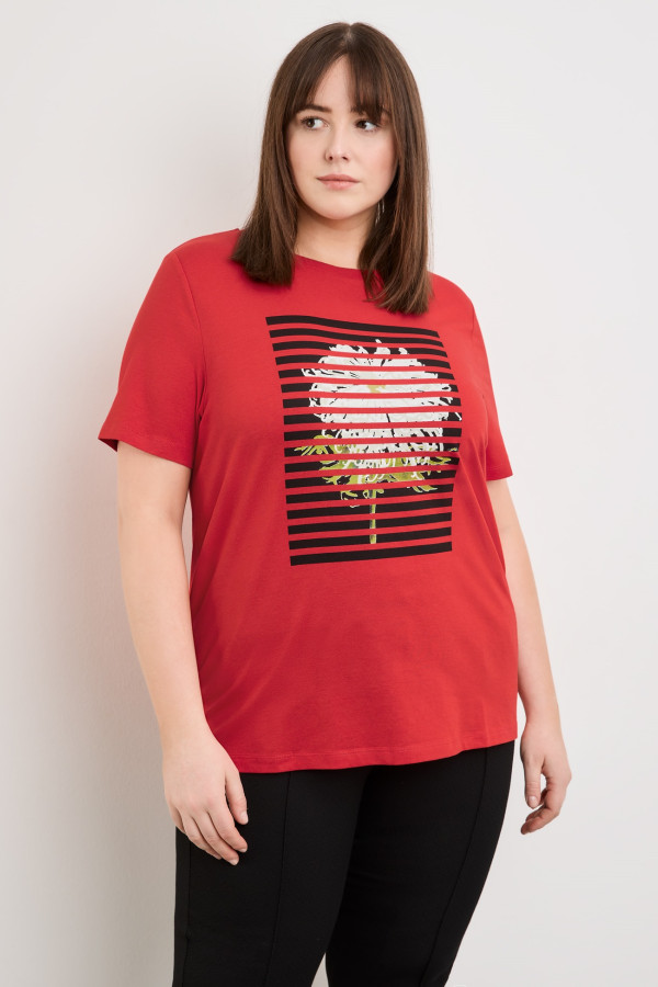 Футболка с принтом