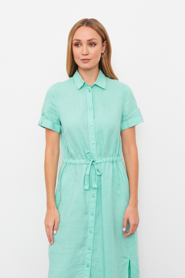 Платье изо льна