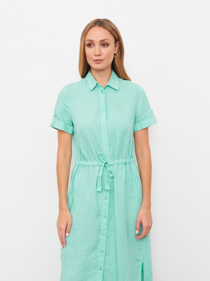 Платье изо льна