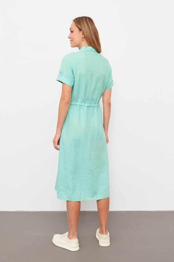 Платье изо льна