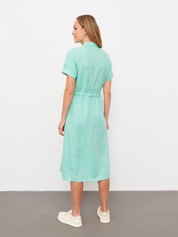 Платье изо льна