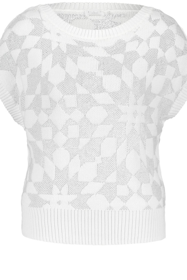 Джемпер ажурной вязки