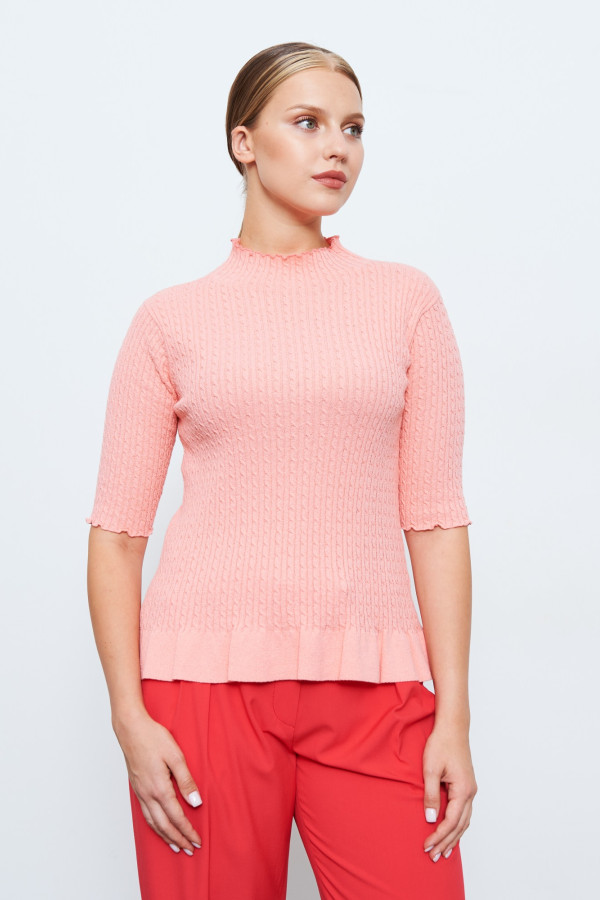 Джемпер с короткими рукавами