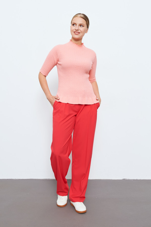 Джемпер с короткими рукавами