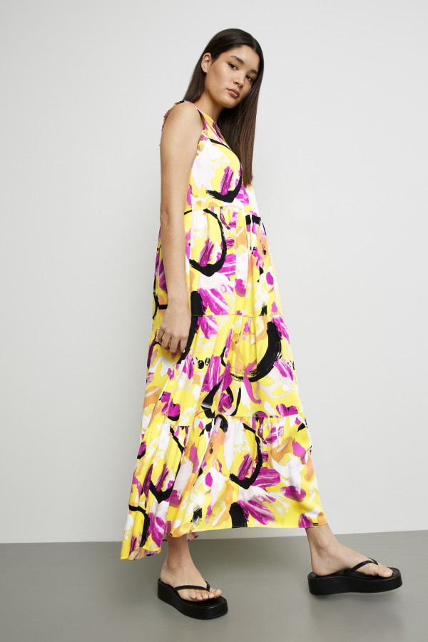 Платье с принтом