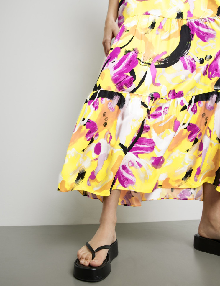 Платье с принтом