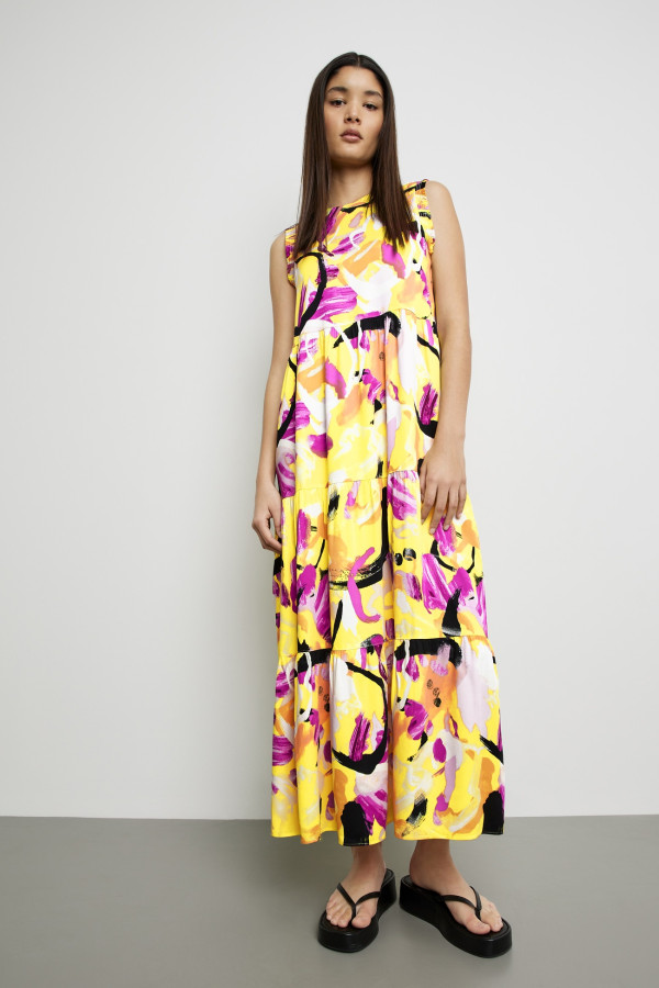 Платье с принтом