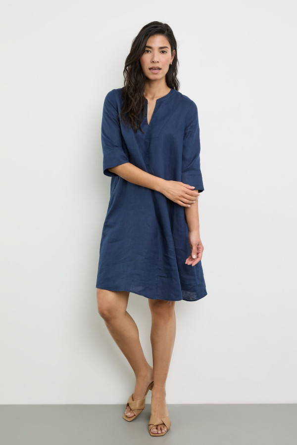 Платье изо льна