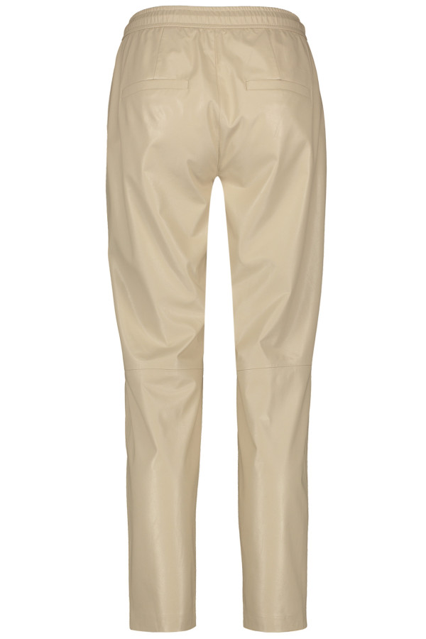 Брюки-джоггеры из эко-кожи