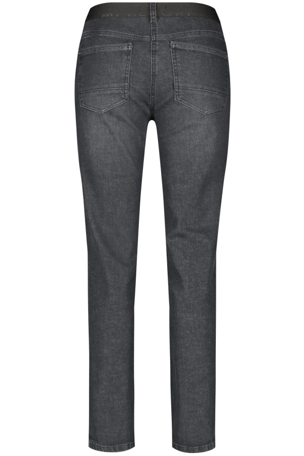 Джинсы с эластичным поясом