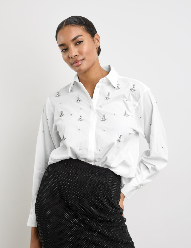 Рубашка с кристаллами