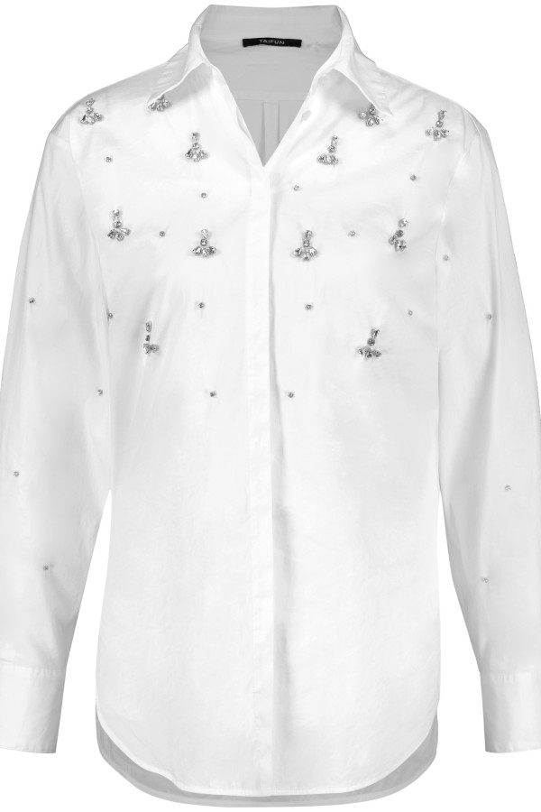 Рубашка с кристаллами