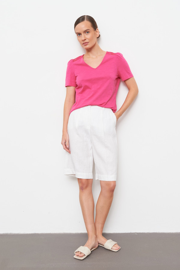 Шорты изо льна