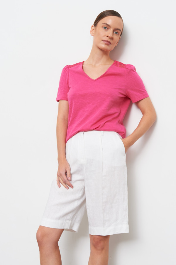 Шорты изо льна