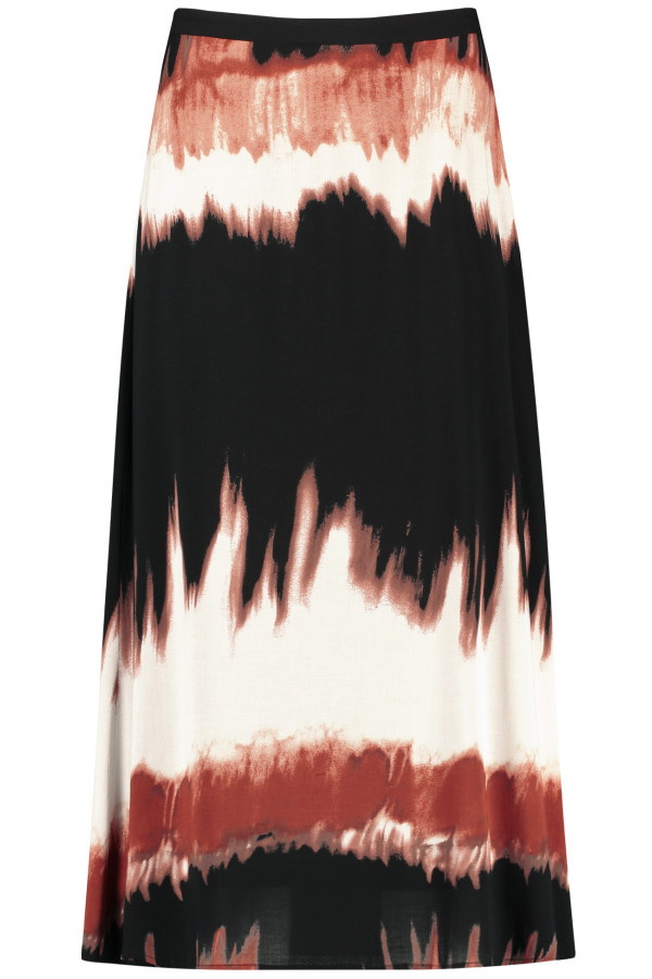 Юбка с принтом тай-дай