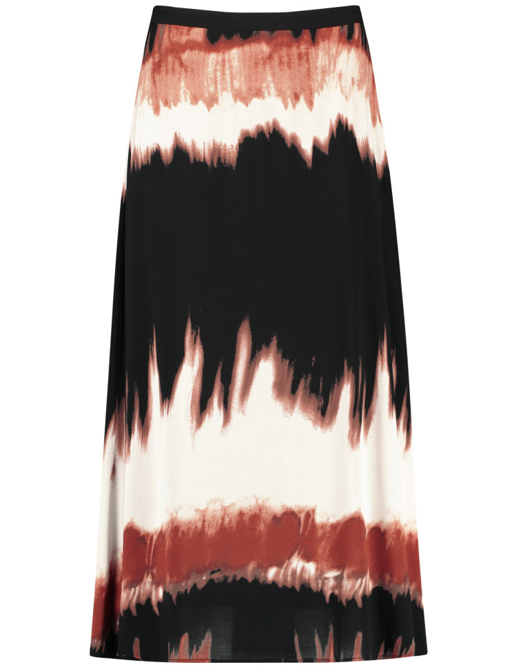 Юбка с принтом тай-дай