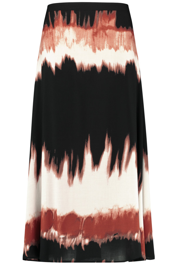 Юбка с принтом тай-дай