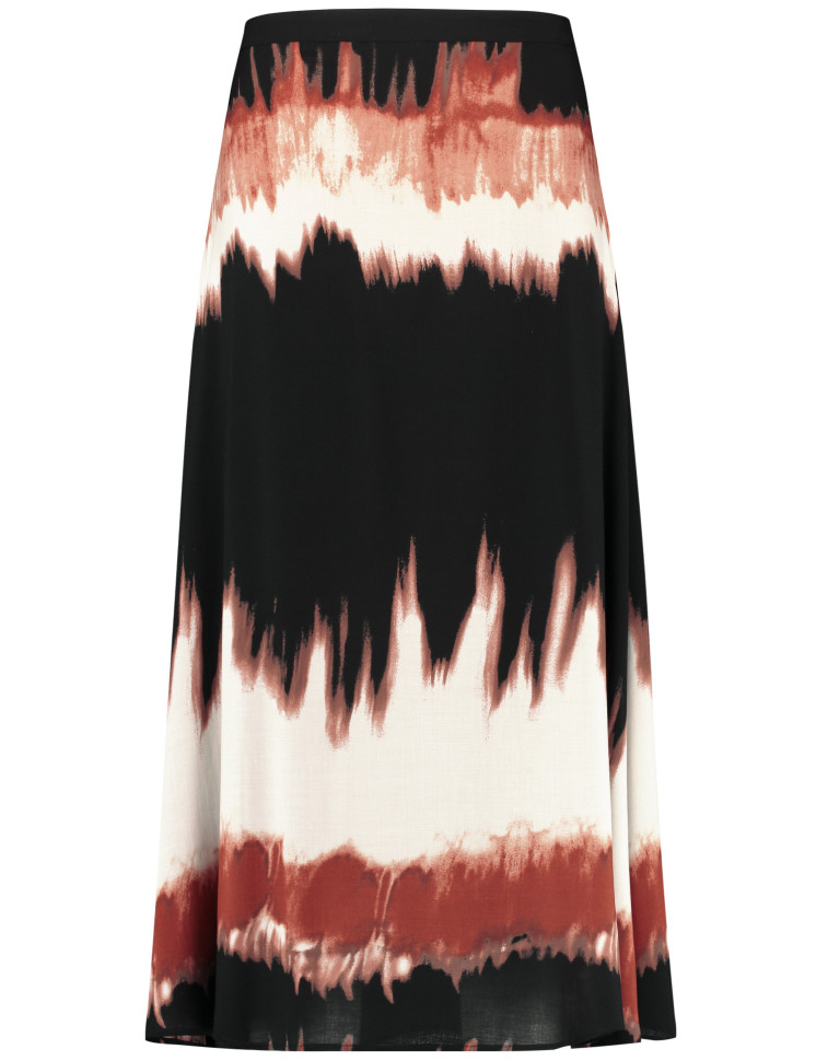 Юбка с принтом тай-дай