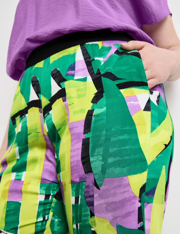 Брюки широкие