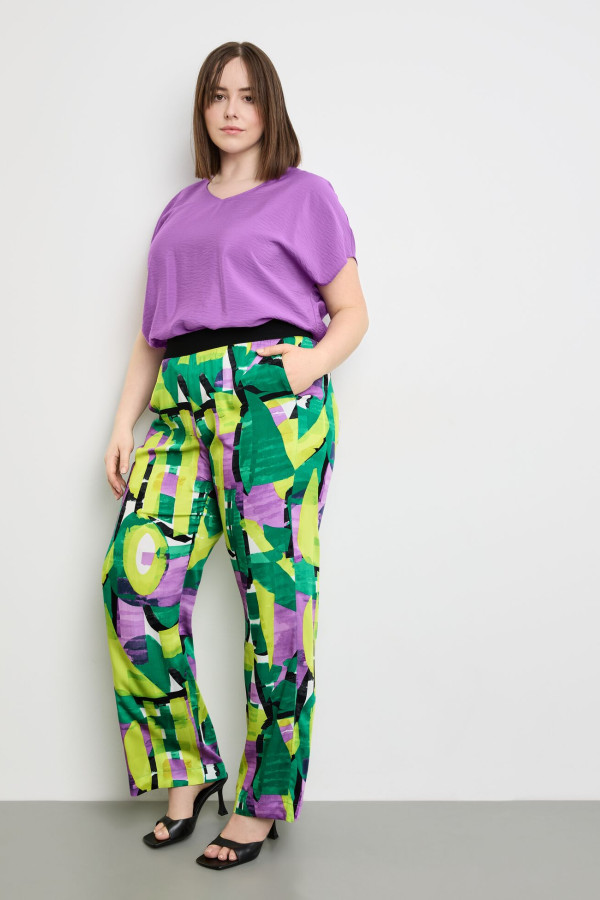 Брюки широкие