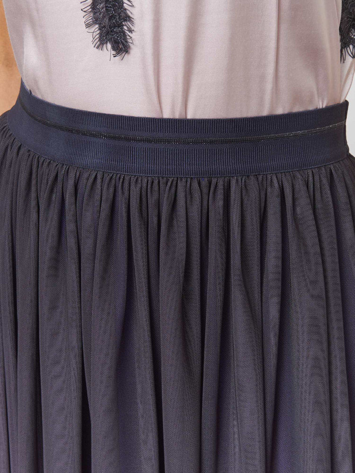 Юбка-макси с кружевом