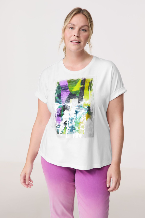 Футболка с пайетками