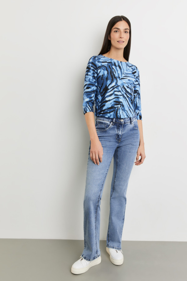 Джинсы клеш