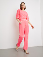 Брюки с широким поясом