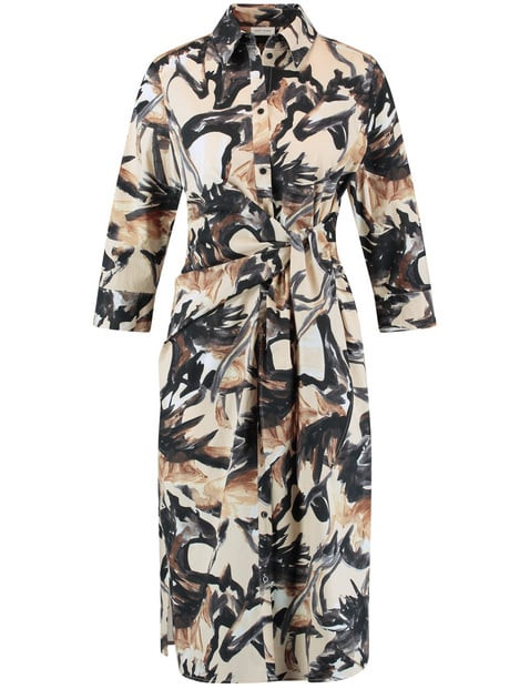 Платье-рубашка из хлопка