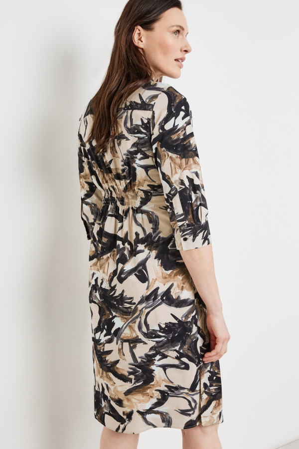 Платье-рубашка из хлопка