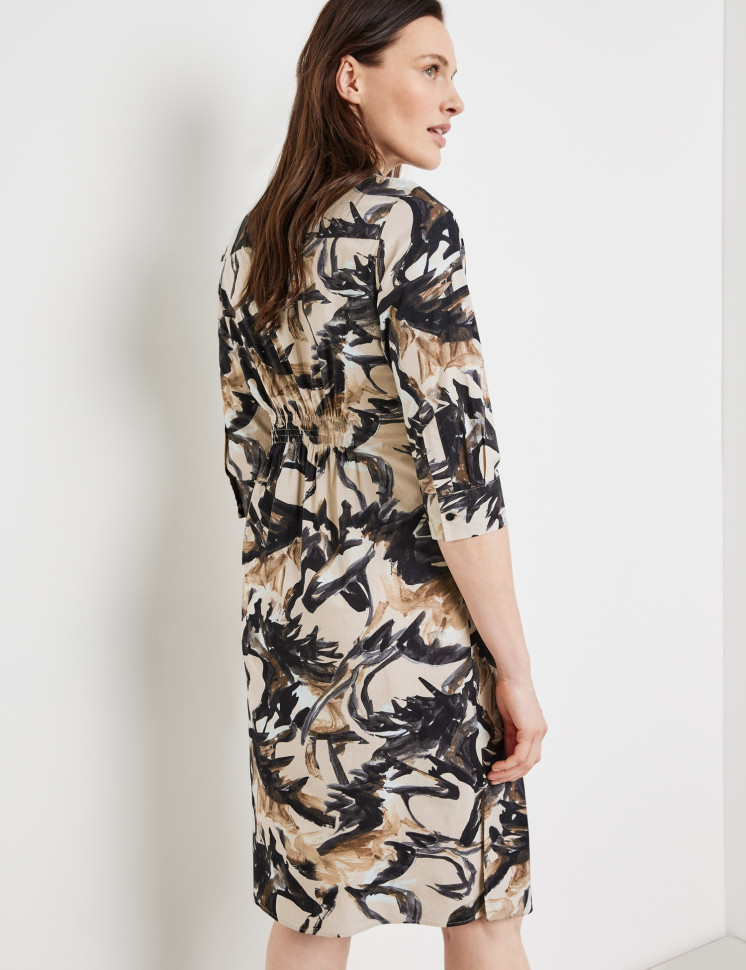 Платье-рубашка из хлопка