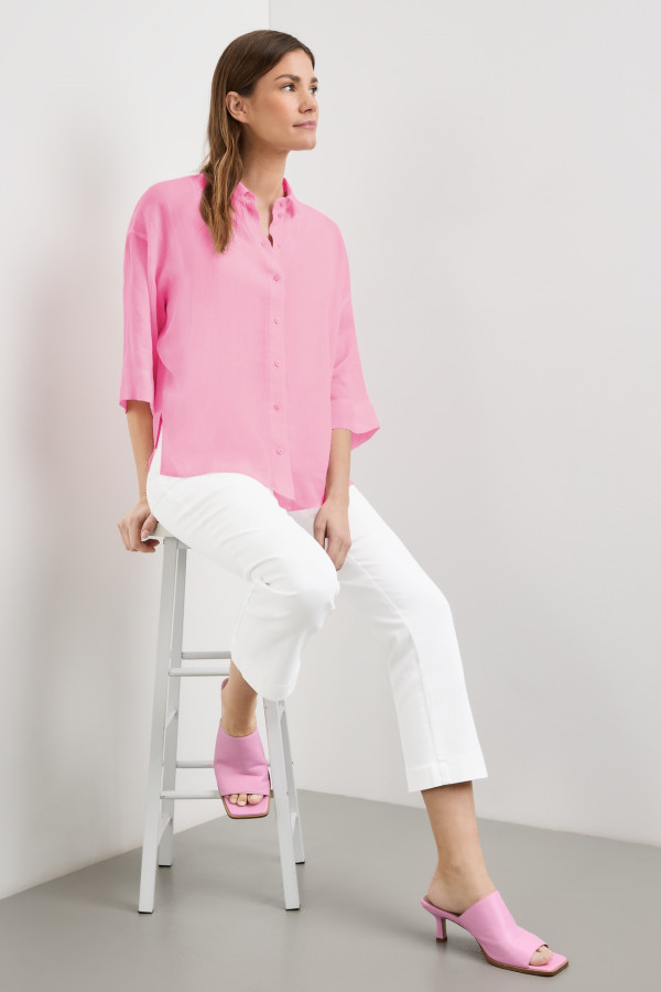 Блузка свободного кроя