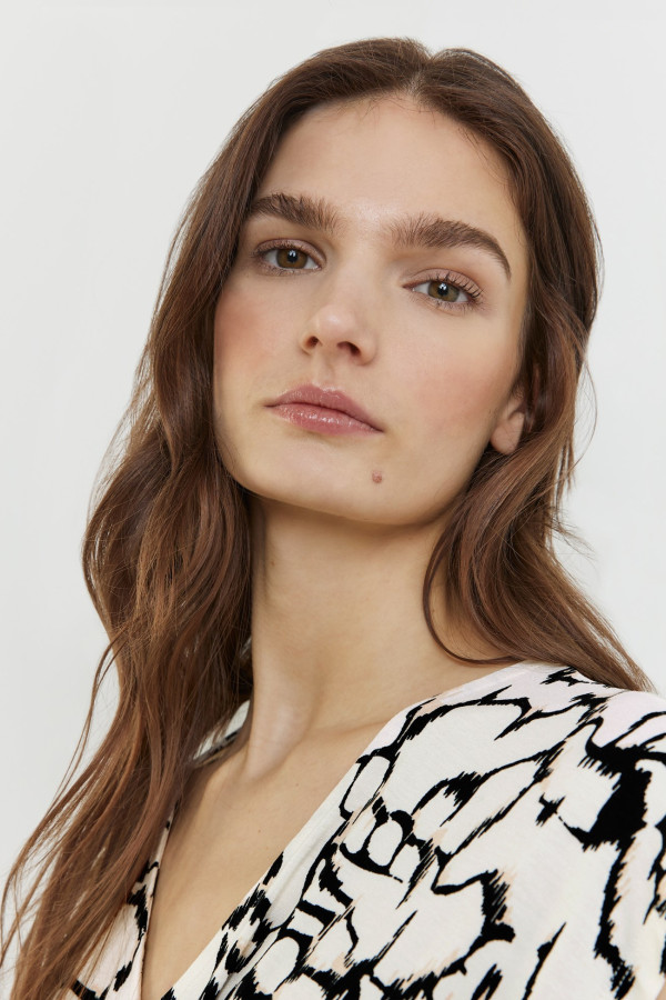 Платье со сборкой