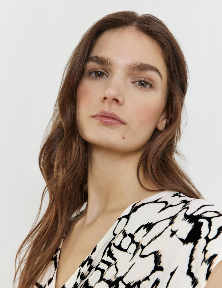 Платье со сборкой